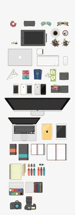 电子器材元素免抠