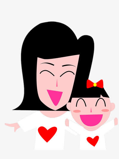 漂亮母女俩免抠