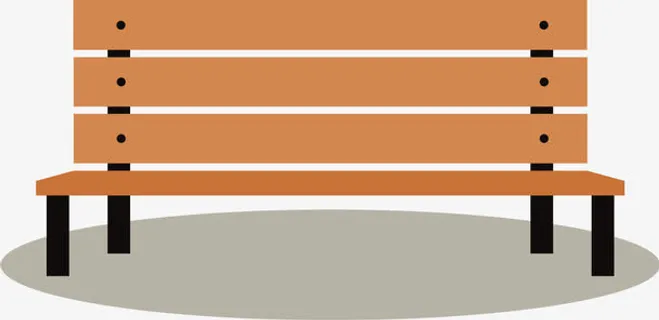 木质长椅素材免抠