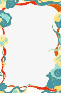 国潮装饰边框元素06免抠