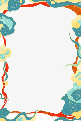 国潮装饰边框元素06免抠