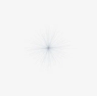 漂浮蓝色蒲公英免抠