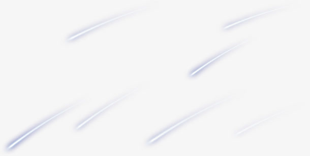 白色小流星雨免抠