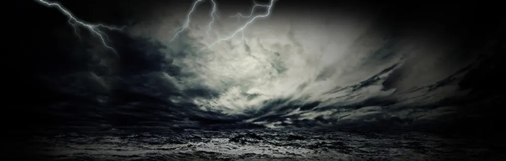 天空闪电炫酷背景banner高清