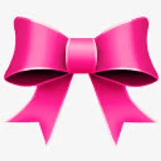 玫红色蝴蝶结免抠