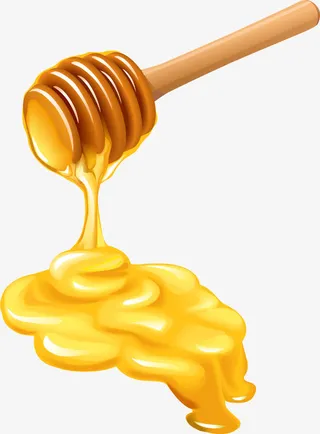 蜂蜜装饰图案免抠