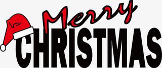 圣诞字体设计png免抠