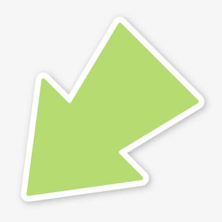 创意绿色箭头矢量素材免抠