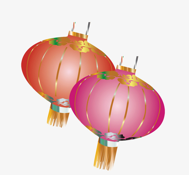 紫色灯笼免抠