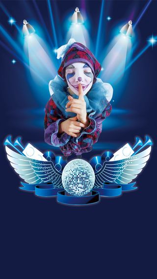 酒吧愚人节派对蓝色绚丽灯光H5背景高清