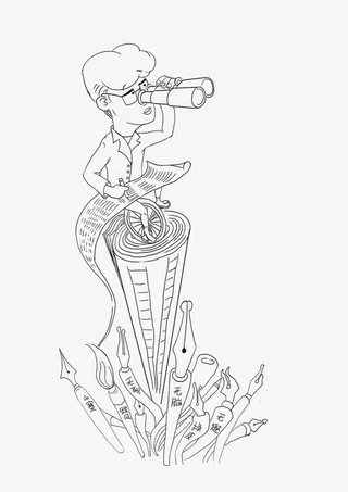 卡通小男孩免抠