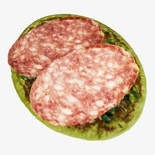 实物披萨肉片免抠