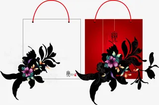 手提袋设计矢量图免抠