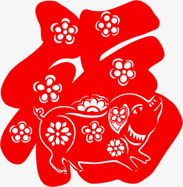 新年喜庆元素贴纸免抠