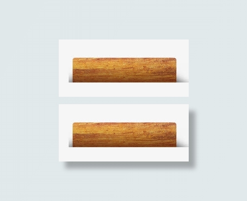 唯美精美复古木板标题栏免抠