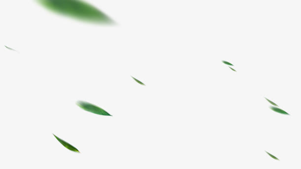 绿叶飞舞效果免抠