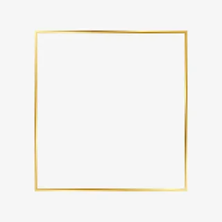 金色闪耀框架免抠