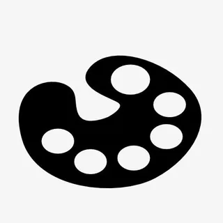 画画调色盘图标免抠