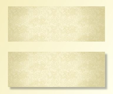 中秋古典风花纹背景banner免抠