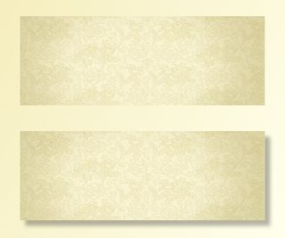 中秋古典风花纹背景banner免抠