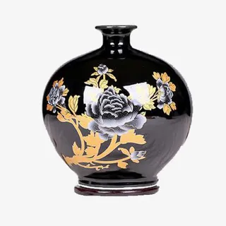 黑色石榴瓶免抠