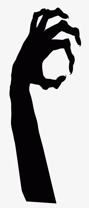 黑色鬼爪魔鬼爪免抠