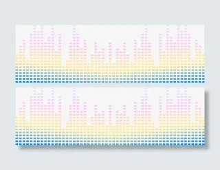五彩方块音浪免抠