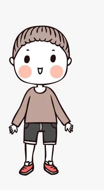人物手绘插画可爱素材26免抠