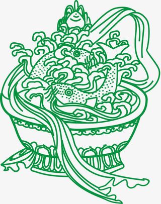 吉祥物宝鱼免抠