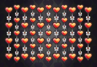 爱心蝴蝶结底纹背景高清