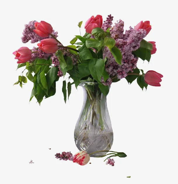 鲜花花瓶免抠