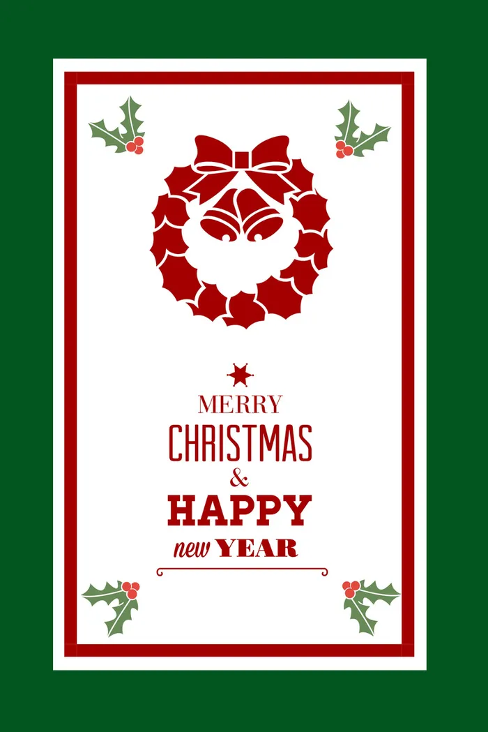 大气时尚圣诞元旦海报高清