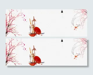 中国风banner背景图高清