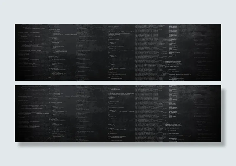 代码数字banner背景板高清
