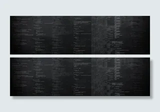 代码数字banner背景板高清