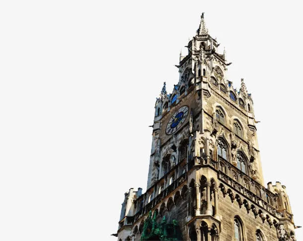德国钟楼免抠