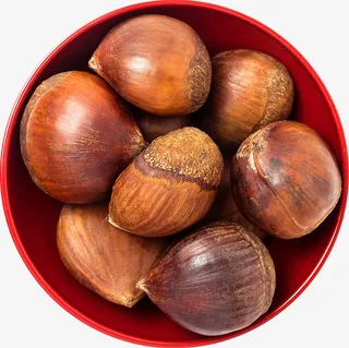 产品实物板栗免抠