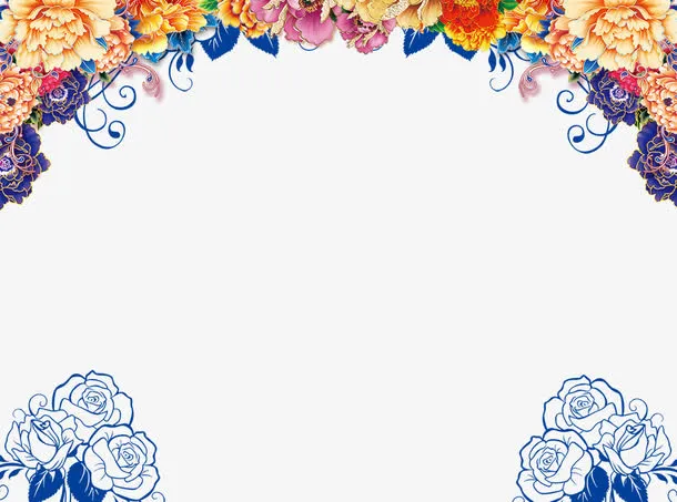 花边框素材元素免抠
