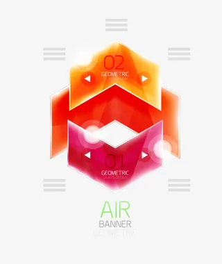 创意彩色箭头设计矢量素材免抠