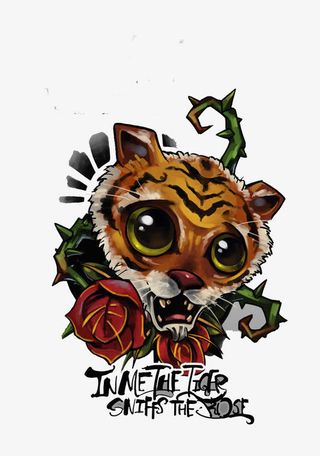 大眼睛老虎免抠