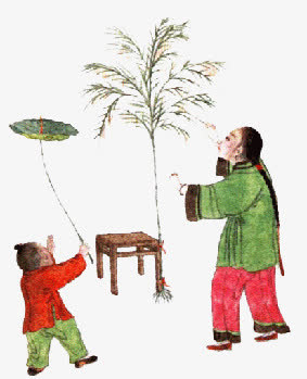 点茼蒿免抠