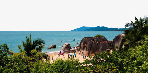 三亚天涯海角美景免抠