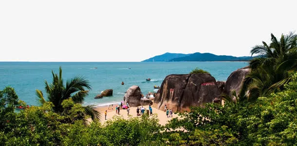 三亚天涯海角美景免抠