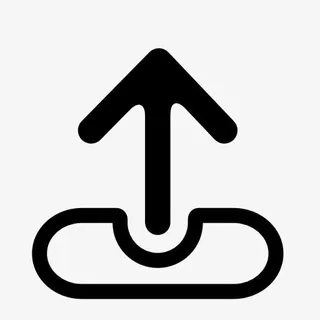 墨迹上传箭头免抠