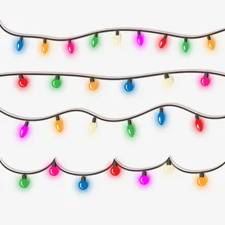 矢量挂饰灯泡免抠