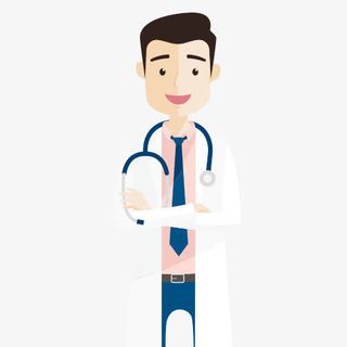 医生看病卡通图免抠