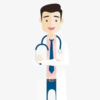 医生看病卡通图免抠