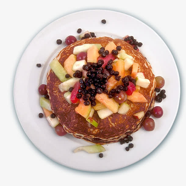 蛋糕俯视实物图免抠