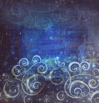 圣诞节花纹免抠