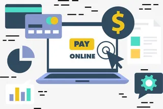 矢量网上购物元素png免抠